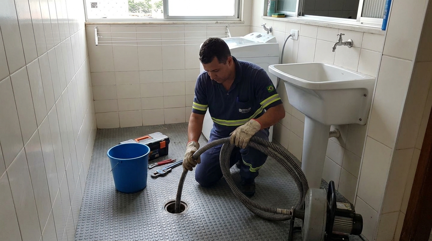 Desobstrução na Cozinha em Campos dos Goytacazes‑RJ